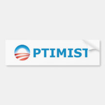 Optimist Bumper Sticker