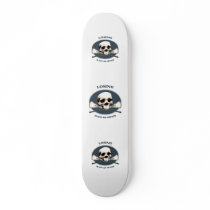 Option Skull Lacrosse Skate Board Deck