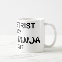 Optometrist Deadly Ninja by Night Coffee Mug