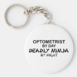 Optometrist Deadly Ninja by Night Keychain
