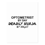 Optometrist Deadly Ninja by Night Post Cards