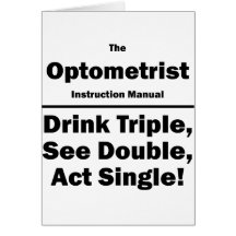 optometrist greeting card