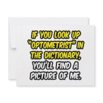 Optometrist In Dictionary...My Picture