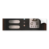 Optometrist - Optical Confusion Bumper Stickers