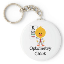 Optometry Chick Key Chain