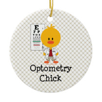 Optometry Chick Ornament