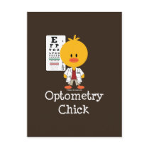 Optometry Chick Postcard