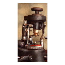 Optometry - Lens cutting machine Photo Greeting Card