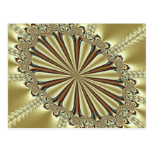 Opulent Celebration Fractal Postcards