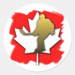 Or d'hockey du Canada Autocollants
