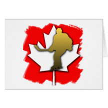 Or d'hockey du Canada Carte