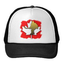 Or d'hockey du Canada Casquette De Camionneur