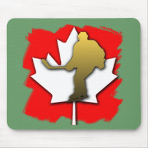 Or d'hockey du Canada Tapis De Souris