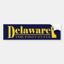 Or du Delaware Autocollants Pour Voiture