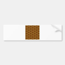 Or médiéval de motif d'art déco de conception de s adhésif pour voiture