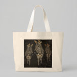 Or vintage et sac blanc de zèbres sacs