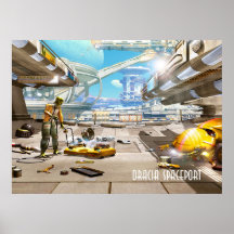 Oracia Spaceport Posters