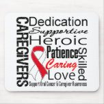 Oral Cancer Caregivers Collage mousepads