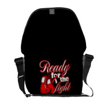 Oral Cancer Gloves Ready For The Fight Messenger Bags