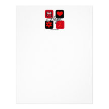 Oral Cancer Hope Love Inspire Awareness Letterhead Design