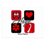 Oral Cancer Hope Love Inspire Awareness Postcards