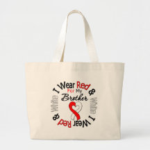Oral Cancer Ribbon Support Brother Bag