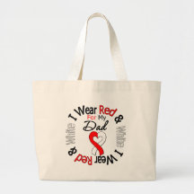 Oral Cancer Ribbon Support Dad Bags