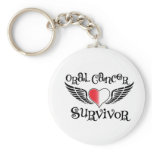 Oral Cancer Survivor Keychain