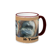 Orang-outan salut !. mugs à café