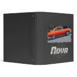 Orange 70s Nova Digital Art Binder