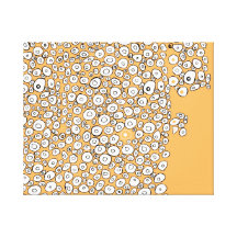 Orange Abstract Gallery Wrap Canvas