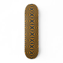 Orange African Daisy Skateboard