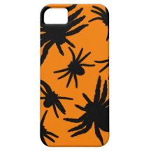Orange and Black Halloween Spiders
