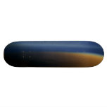 Orange and Blue Haze Skateboard Deck