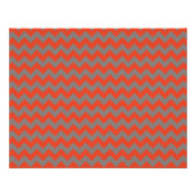 Orange and Brown Chevron Pattern Photo