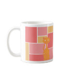Orange and Pink and Cats mugs