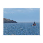 Orange and Red Sail Boat Postcards