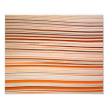 Orange and white stripe design wavy photograph