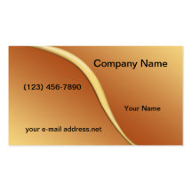 Orange and Yellow Business Cards