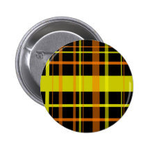 Orange and Yellow Plaid Buttons