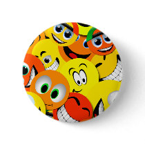 ORANGE AND YELLOW SMILEY FACES COLLAGE