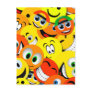 ORANGE AND YELLOW SMILEY FACES COLLAGE