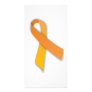 Orange Animal Guardian Awareness Ribbon Photo Card