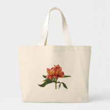 Orange Asiatic Lilies Tote Bags