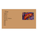 Orange Autumn Leaf Business Card