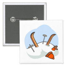 Orange Avalanche Pin