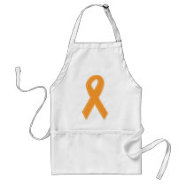 Orange Awareness Ribbon Aprons