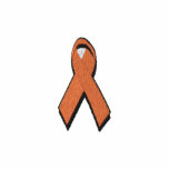 orange awareness ribbon embroidered shirts