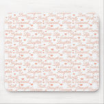 Orange Awareness Words Mousepad