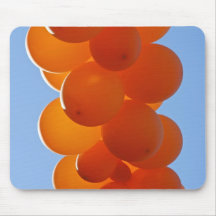 Orange balloons mousepad